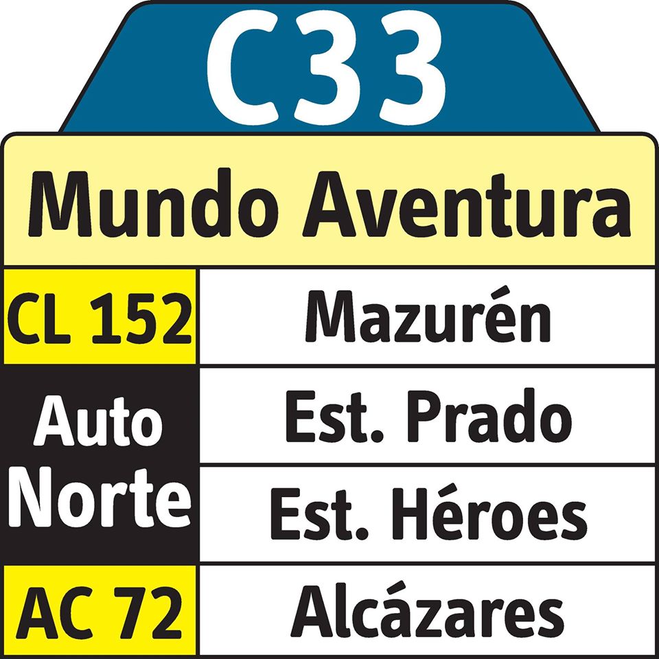 Ruta C33 tiene cambios desde el pasado 30 de mayo 2