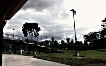 Vista del Parque Simón Bolívar desde el mini-tren infantil