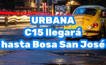 Urbana C15 llegará hasta Bosa San José